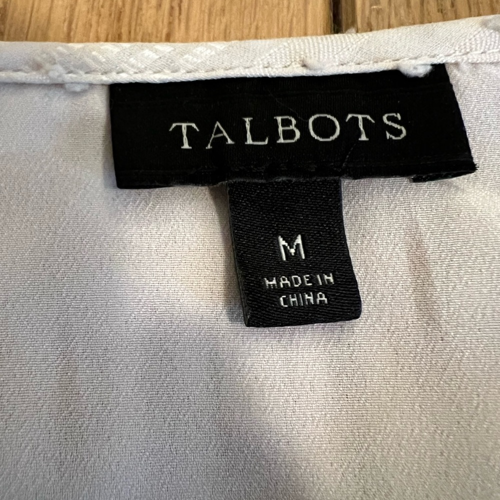 Talbots Top With 3/4 Length Sleeves - image 4